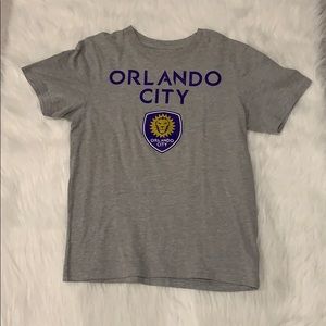 MLS Orlando City Shirt S Grey and Purple